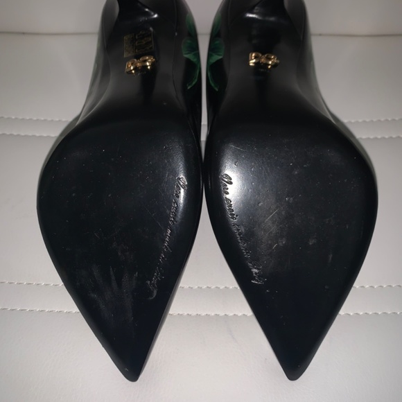 Dolce & Gabbana floral leather pumps - Picture 4 of 6